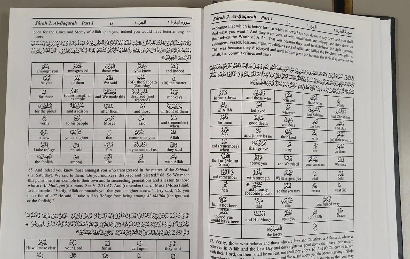 Meaning of the Noble Quran: Word for Word English Translation - 3 Volumes - Image 2