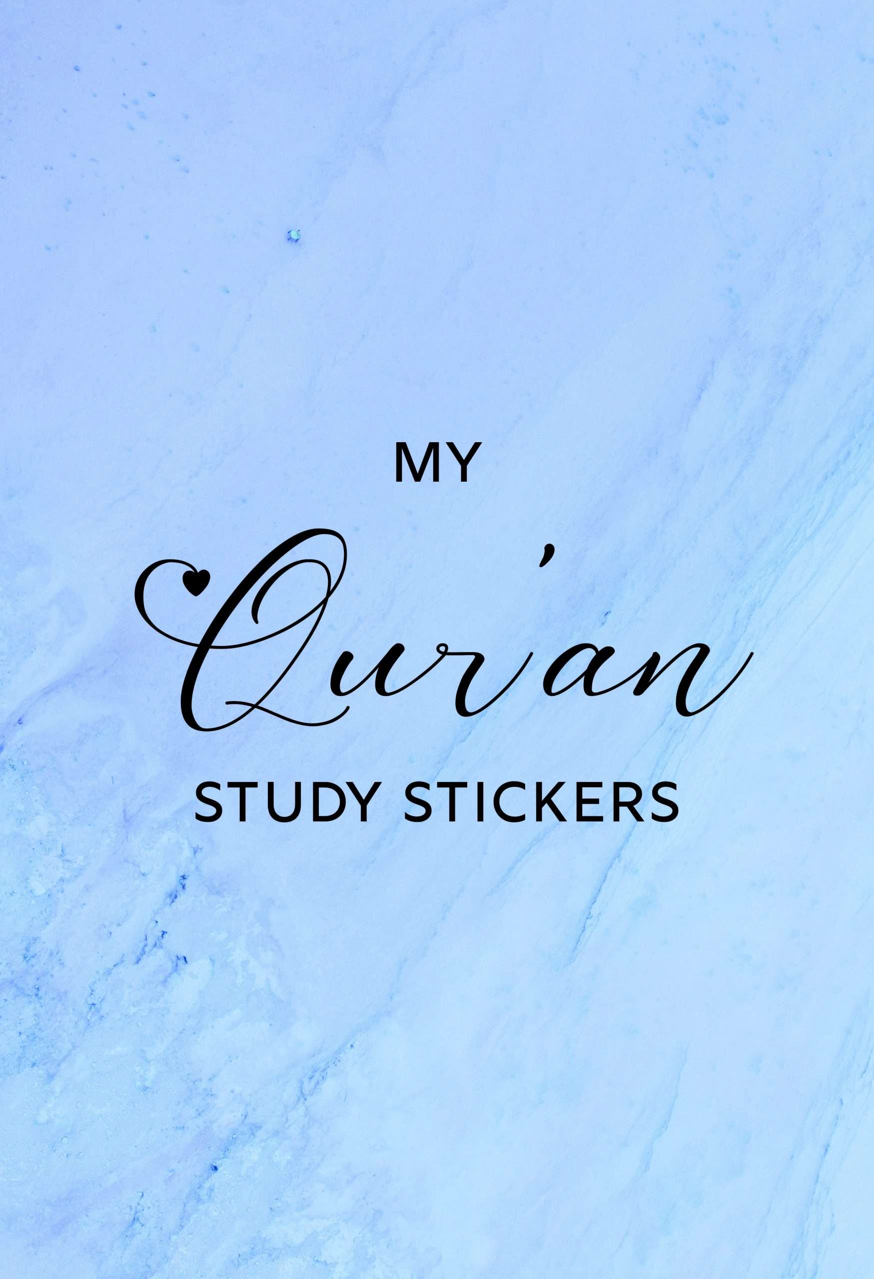 My Quran Study Stickers