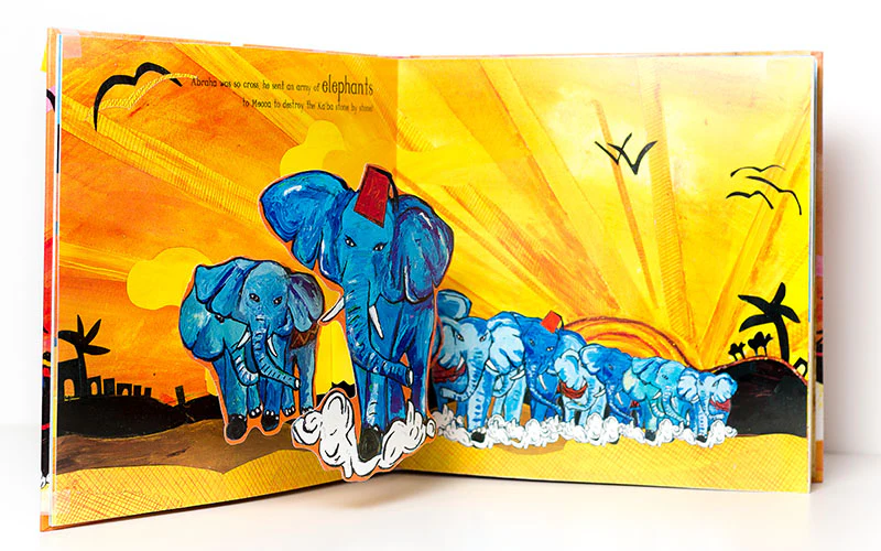 The Story of the Elephant Surah Al-Feel Quranic Pop-up and Play Book - Image 3